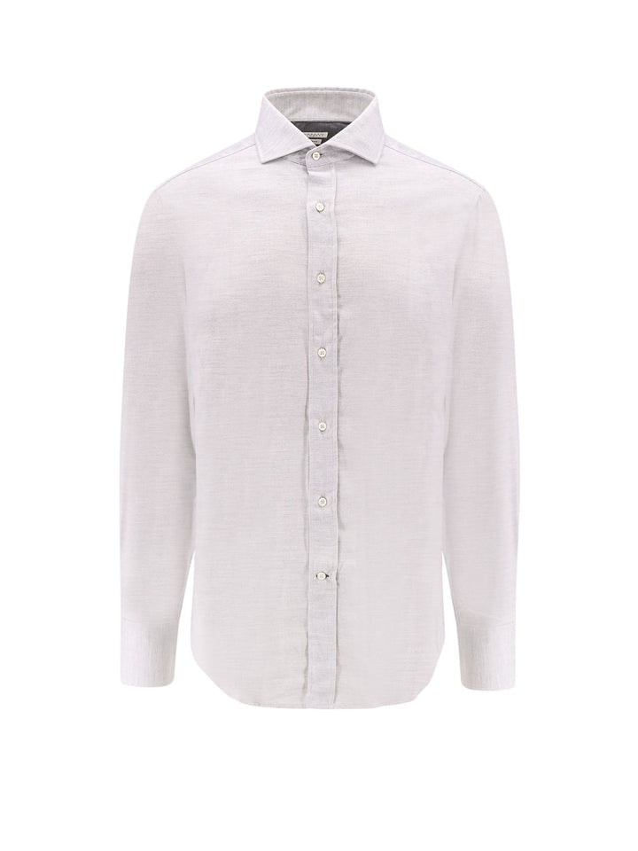 Slim Fit cotton and lyocell shirt