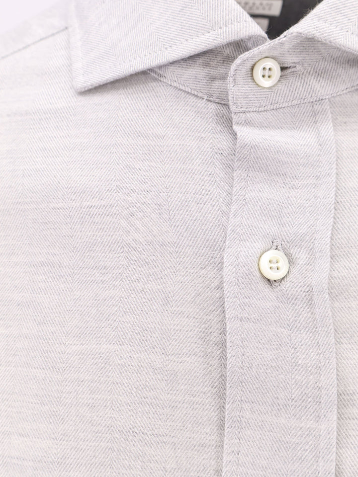 Slim Fit cotton and lyocell shirt