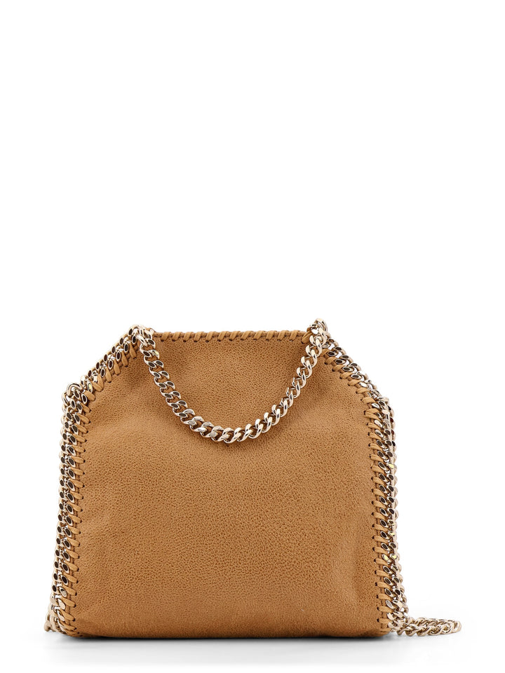 Falabella Mini Tote Shoulder Bag in Shaggy Deer Eco Shiny Fabric