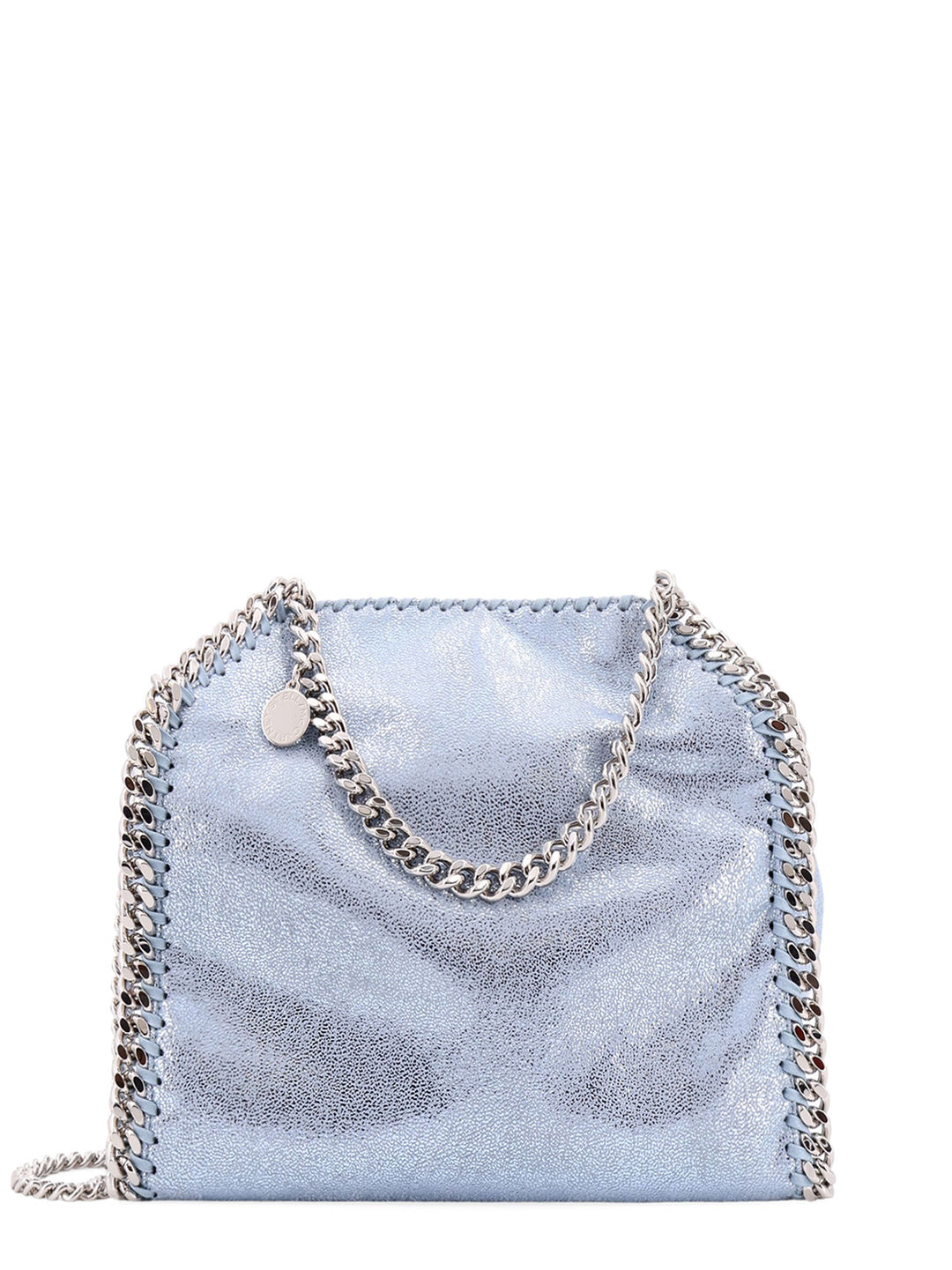 Falabella Mini Tote Shoulder Bag in Shaggy Deer Eco Shiny Fabric