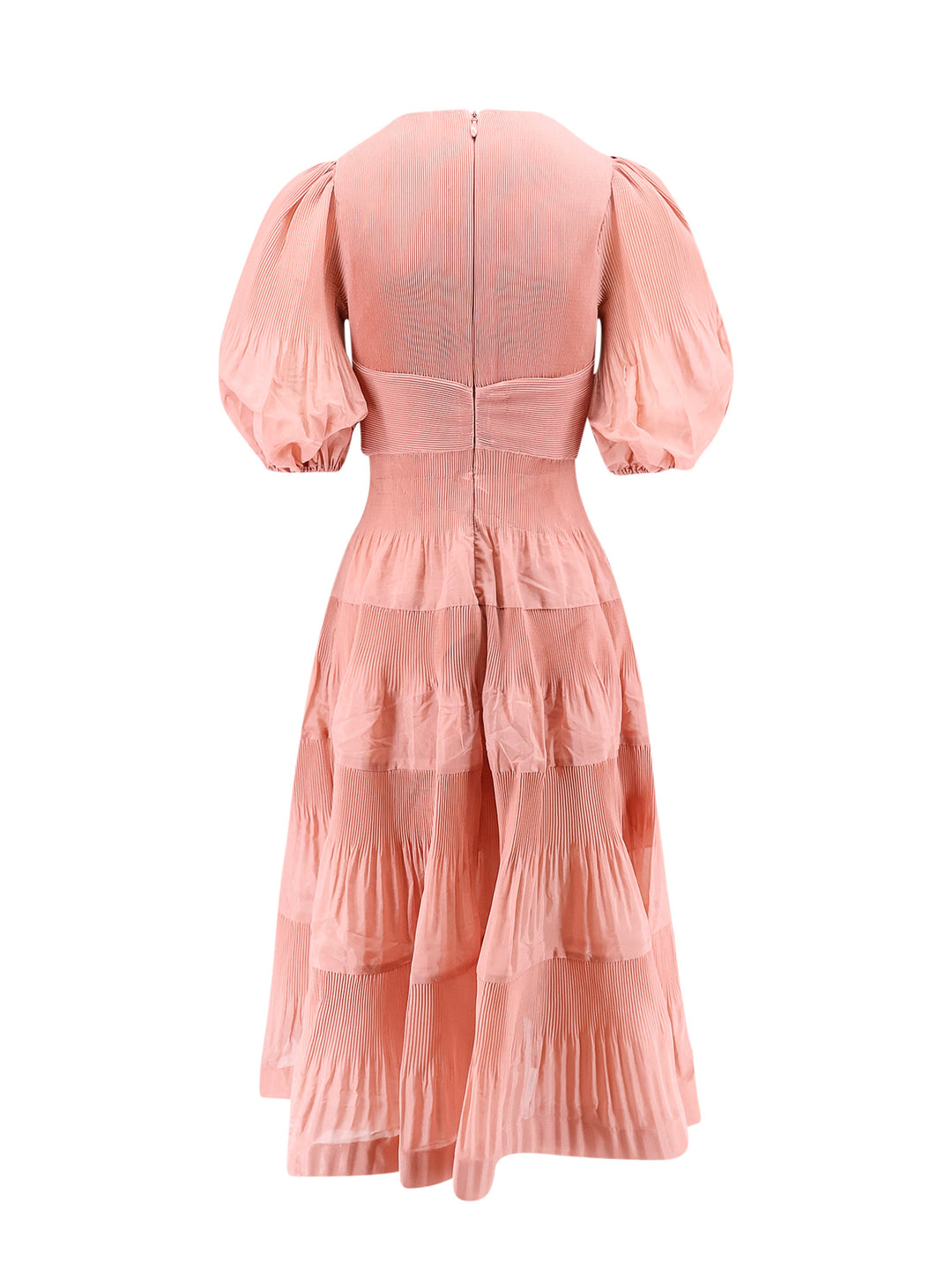 Pleated long dress