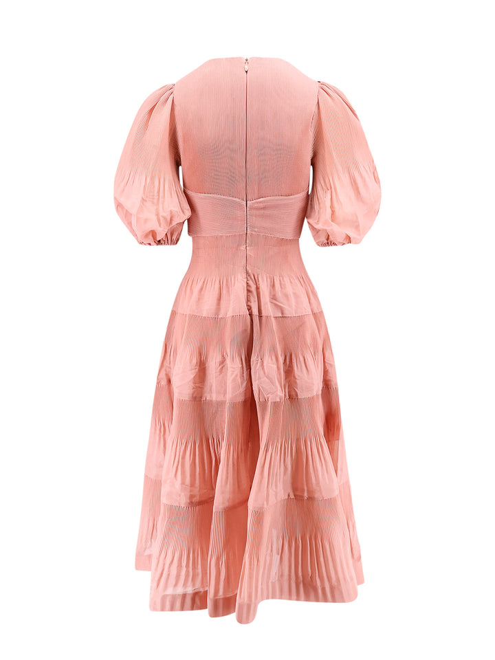 Pleated long dress