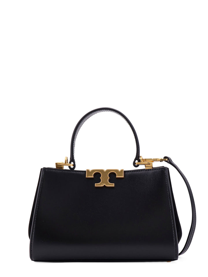 Eleanor Mini leather handbag with suede inserts