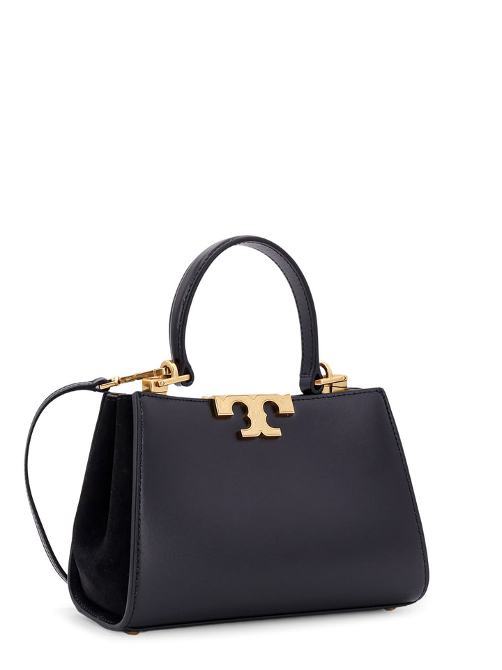 Eleanor Mini leather handbag with suede inserts