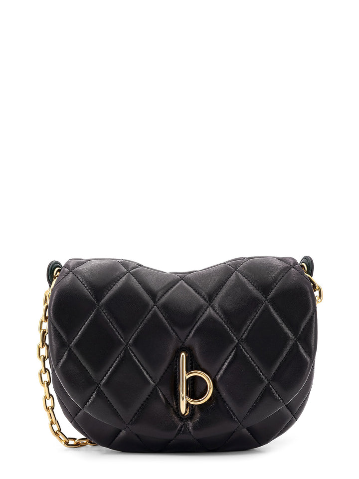 Rocking quilted leather shoulder bag