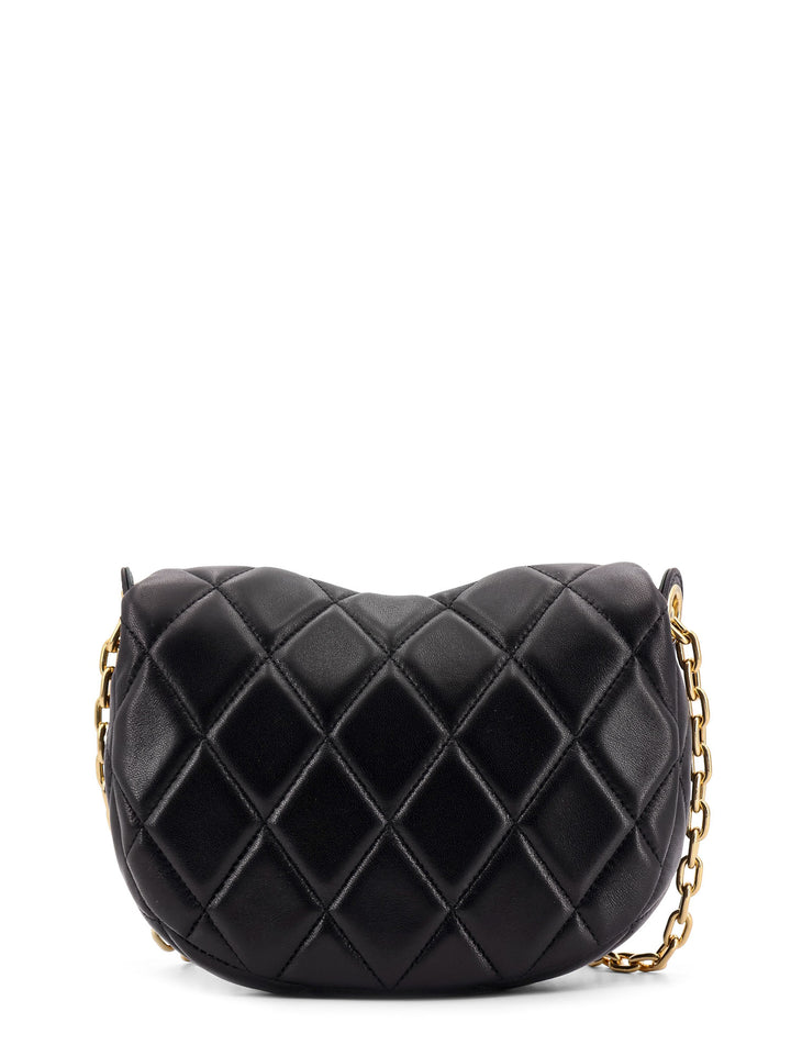 Rocking quilted leather shoulder bag