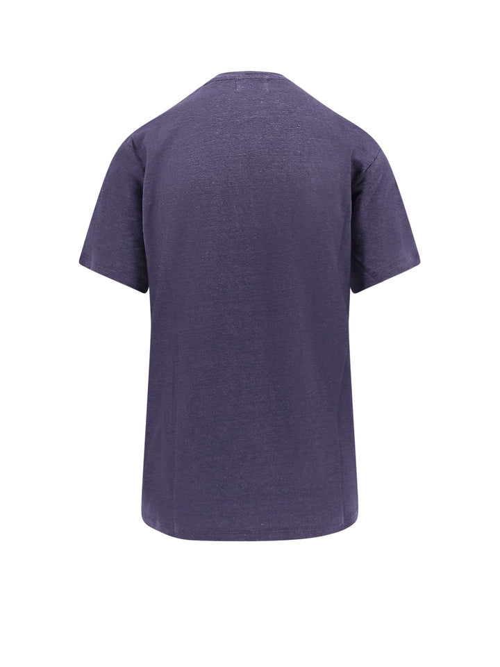 Zewel linen  t-shirt with frontal logo