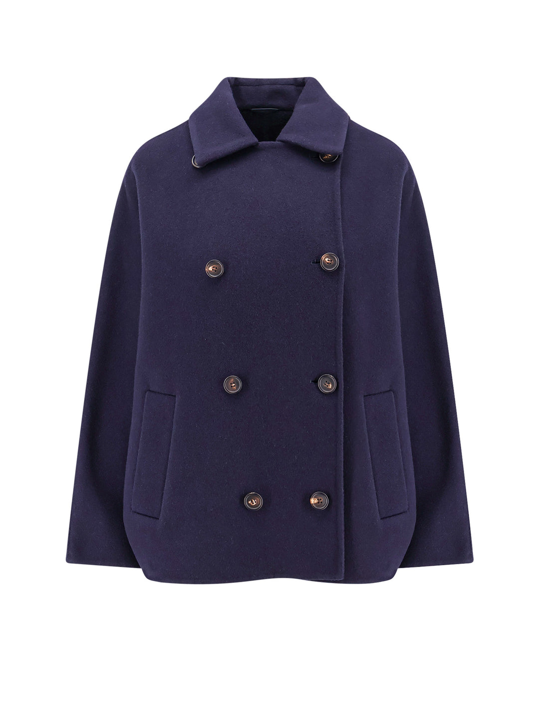 Virgin wool and cashmere coat