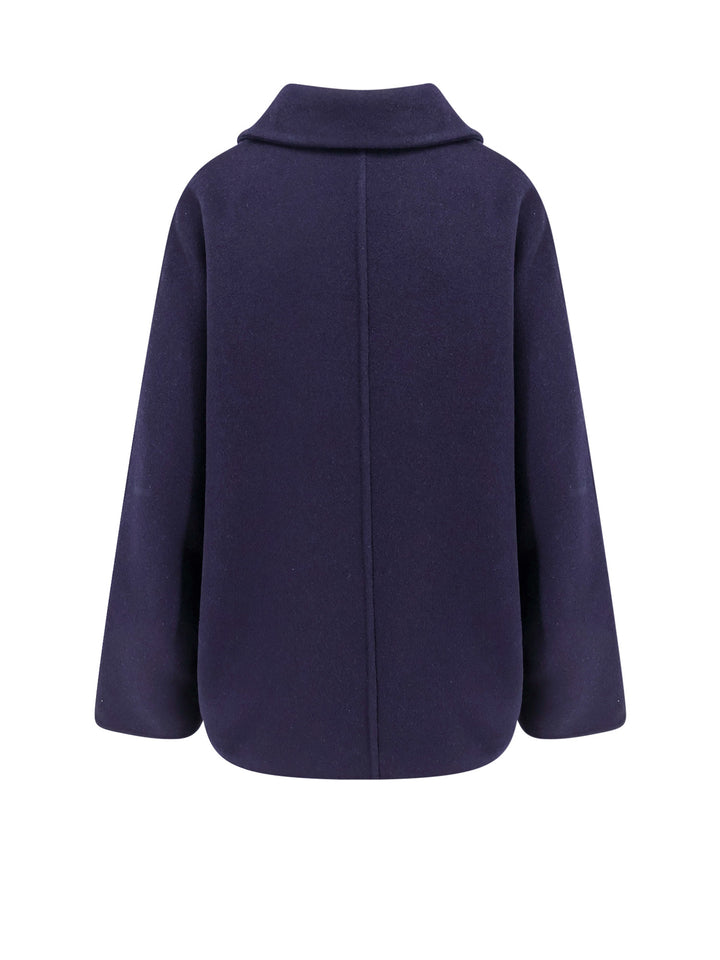 Virgin wool and cashmere coat