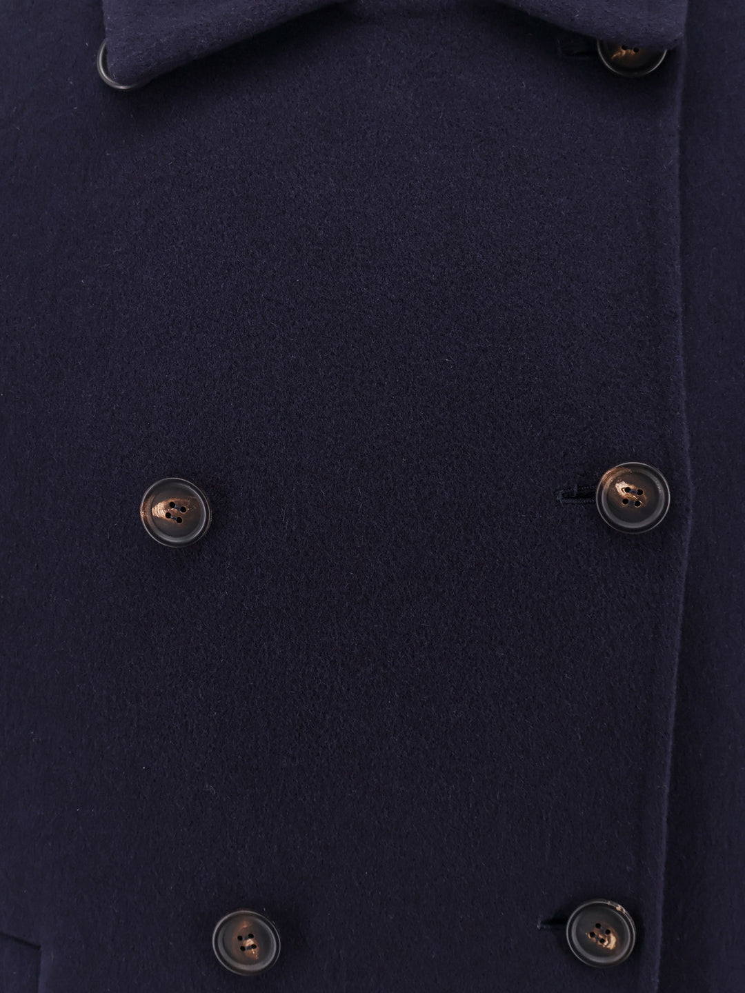 Virgin wool and cashmere coat