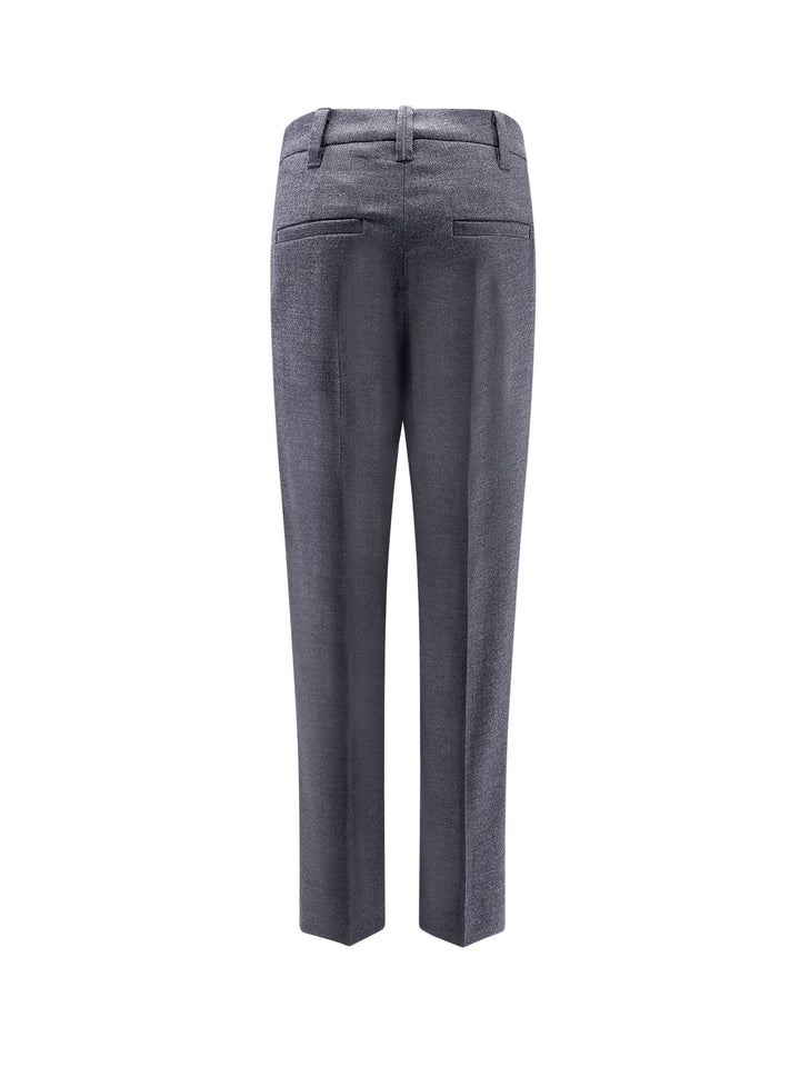 Virgin wool blend trouser