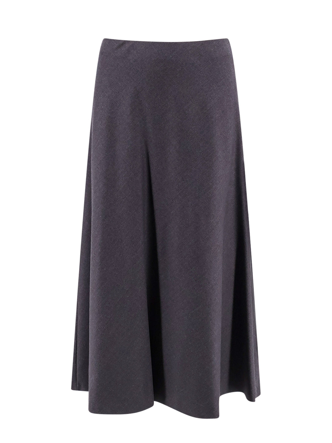 Stretch virgin wool skirt