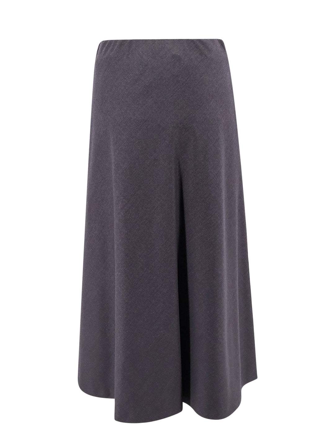 Stretch virgin wool skirt