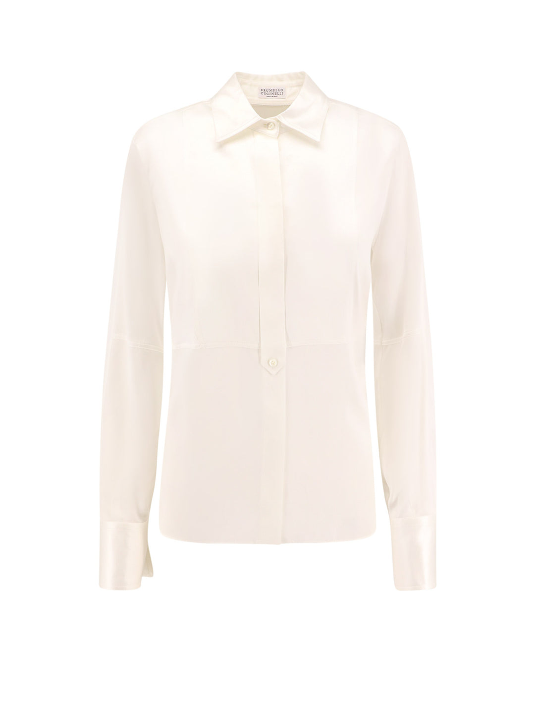 Stretch silk shirt