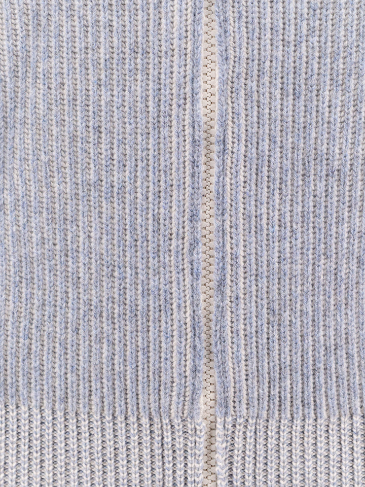 Ribbed cashmere cardigan