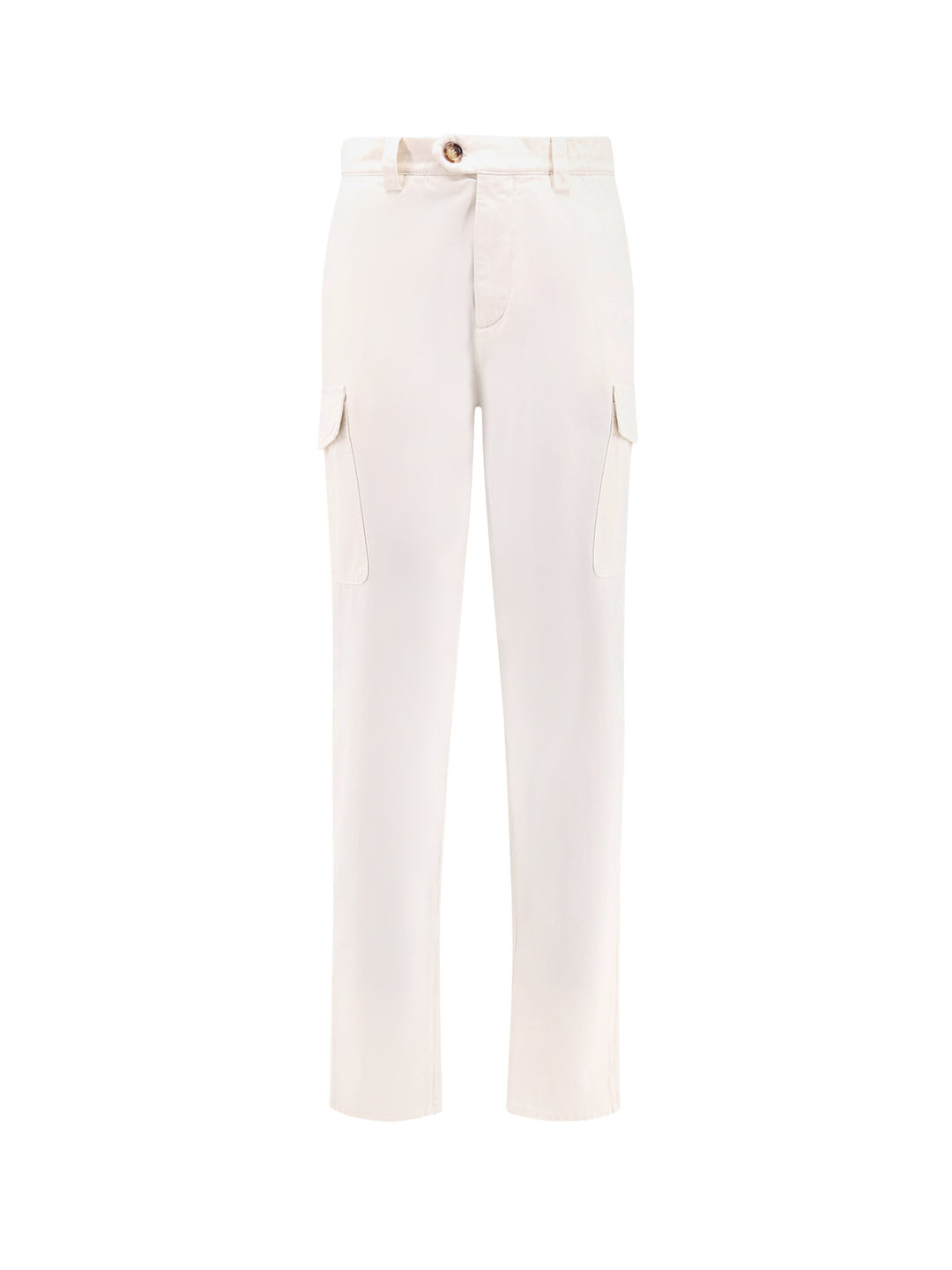 Cargo cotton trouser with applied pockets