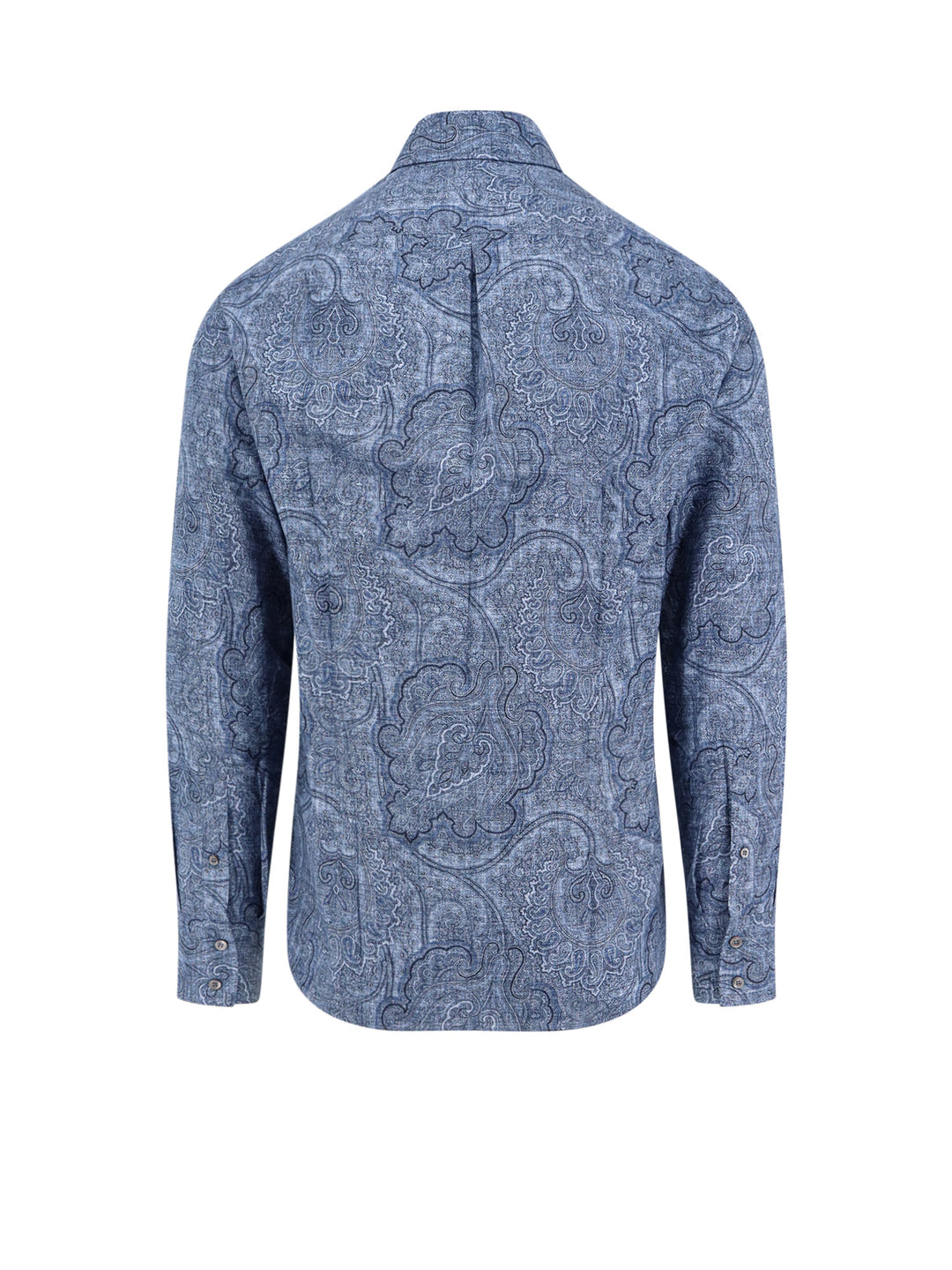 Cotton shirt with Paisley motif