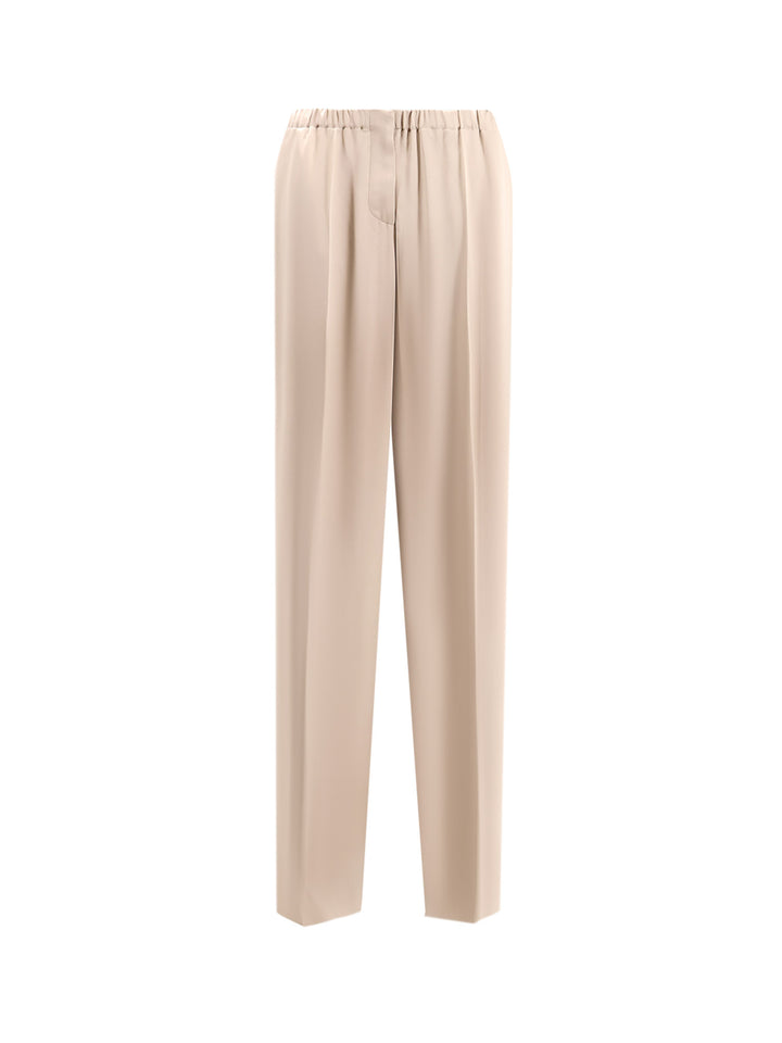 Oversize silk trouser