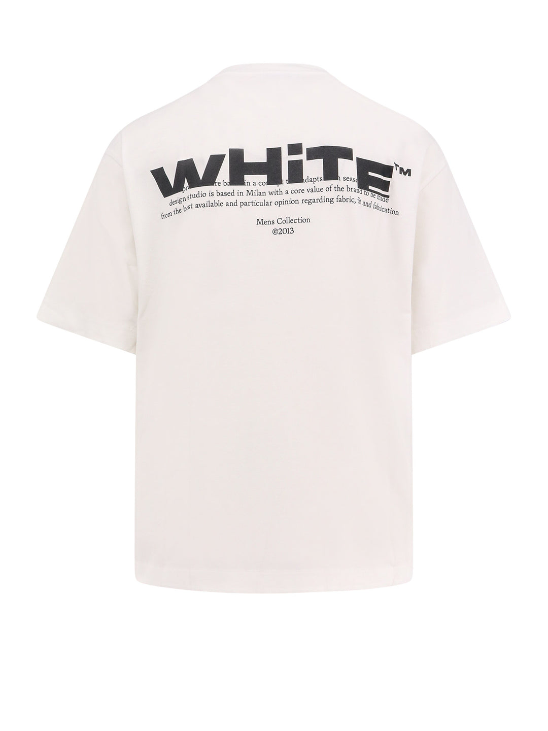 Cotton T-shirt with printed logo on the front