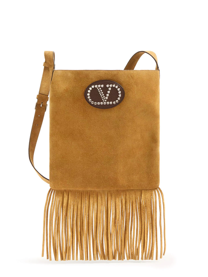 Valentino Garavani Nellcôte suede shoulder bag