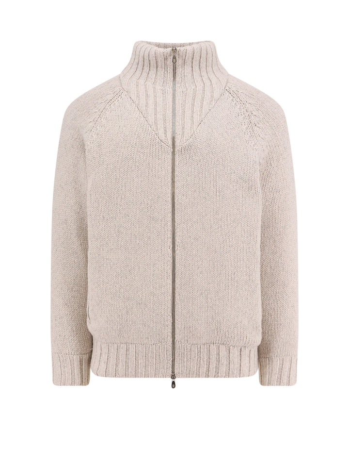 Padded cashmere jacket