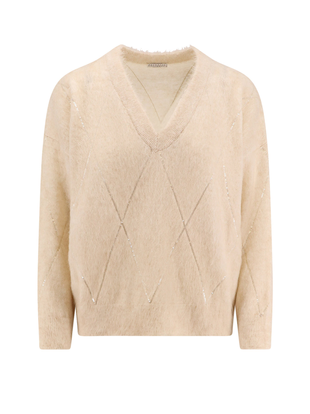 Mohair, wool, cashmere and silk sweater