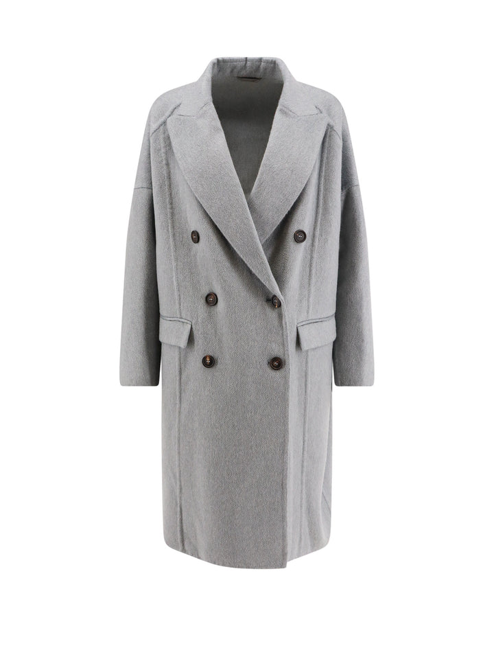 Oversize cashmere coat