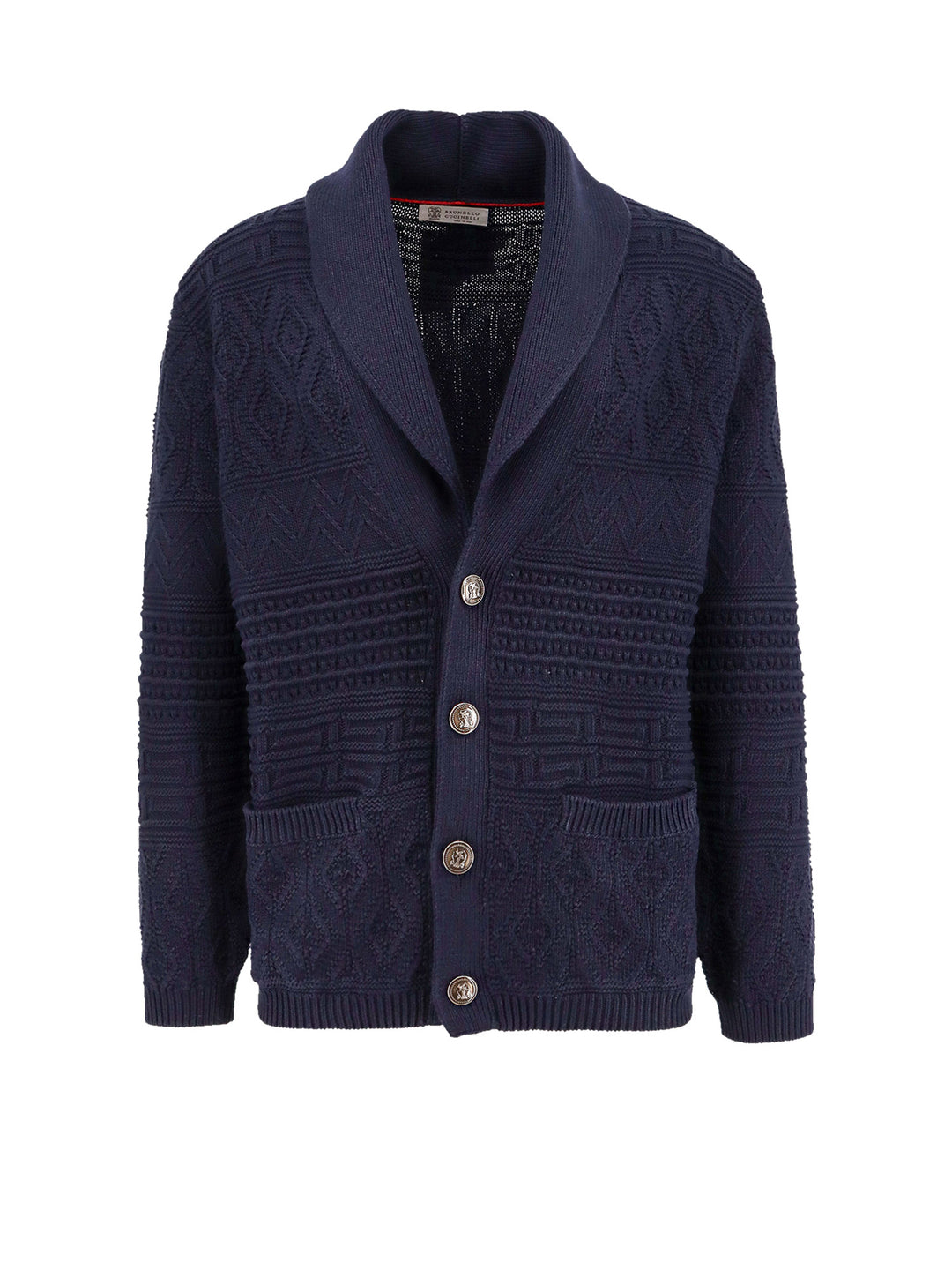 Cotton cardigan with iconic buttons