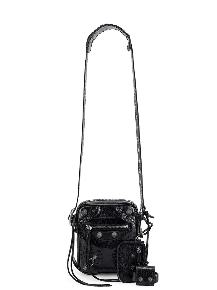 Le Cagole leather shoulder bag with metal details