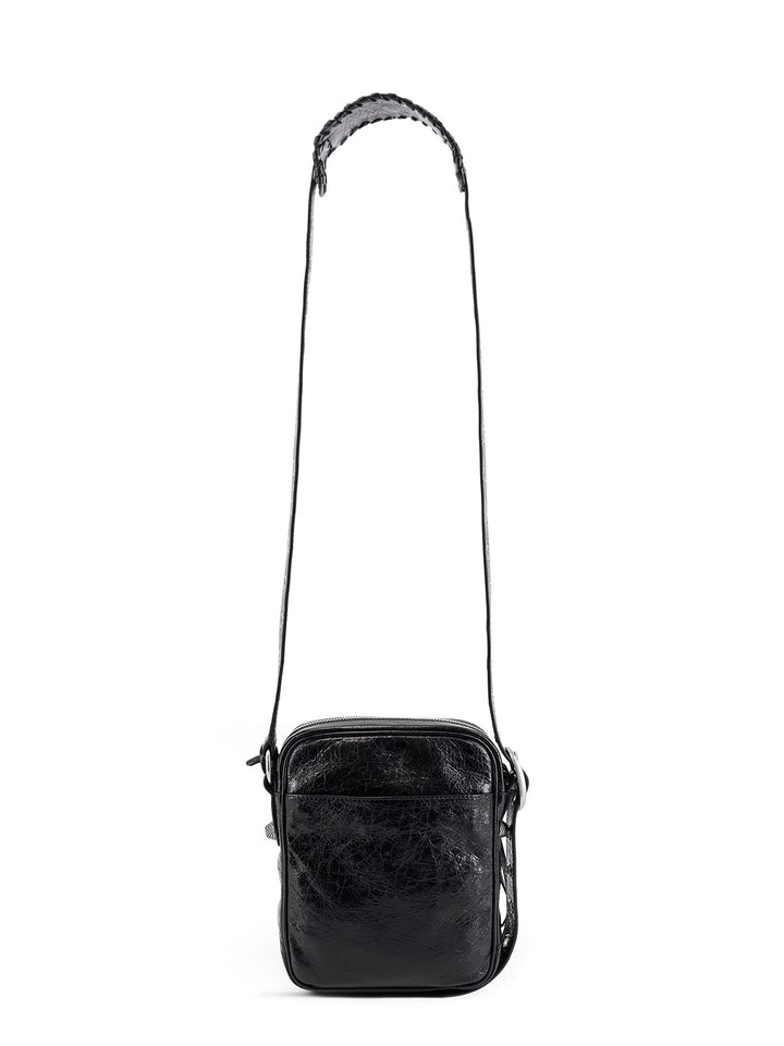 Le Cagole leather shoulder bag with metal details