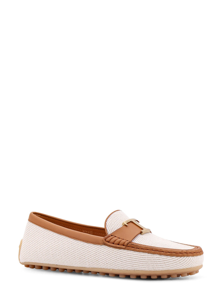 Canvas loafer with T Timeless detail