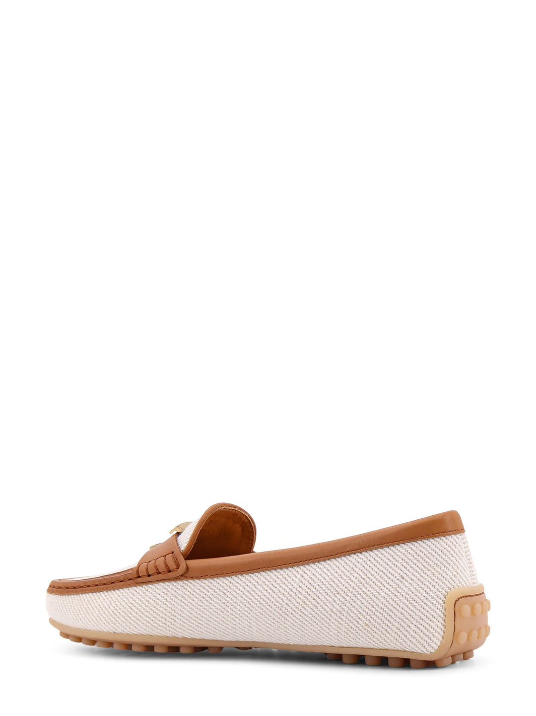 Canvas loafer with T Timeless detail