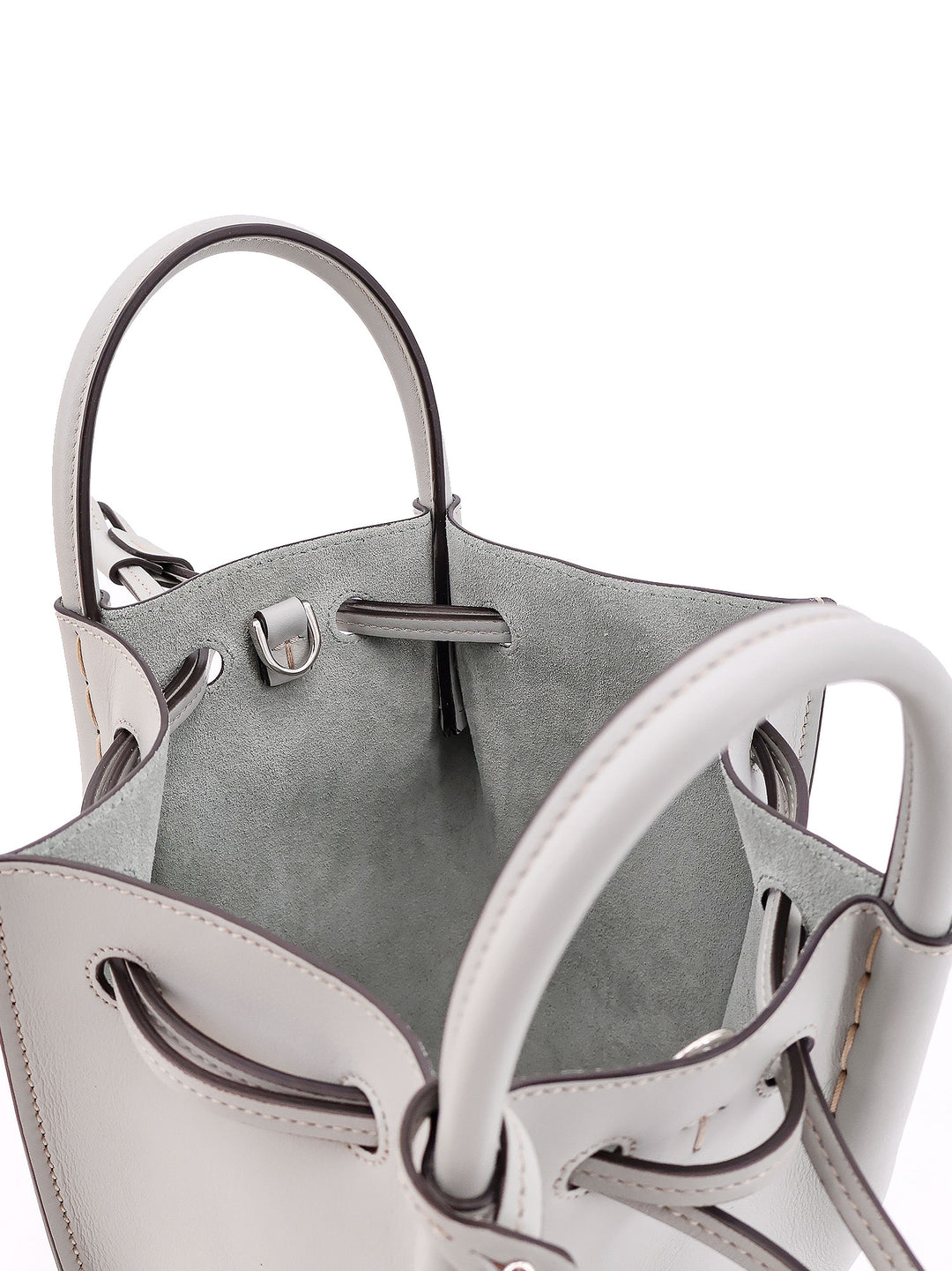 Buz Mini leather bucket bag