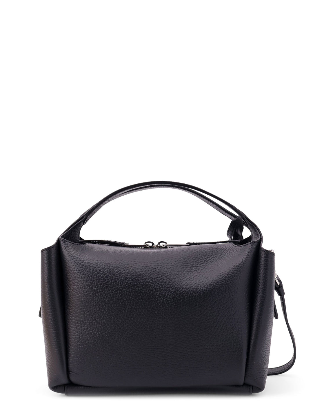 Api Mini leather handbag with engraved logo