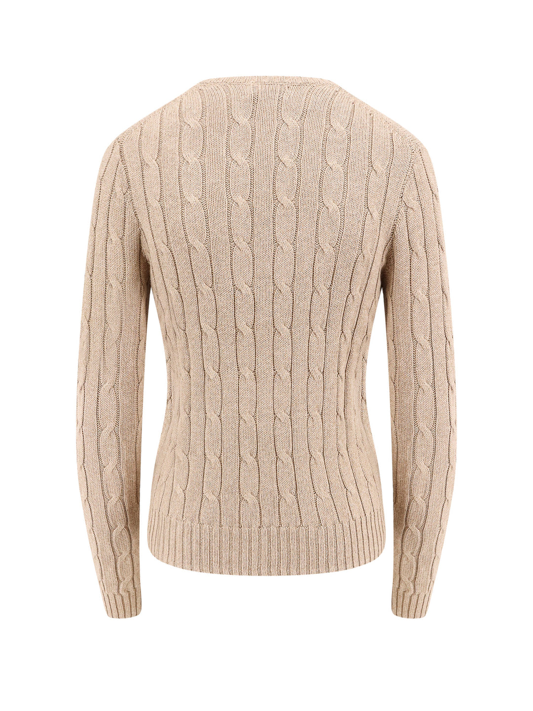 Woven cotton sweater