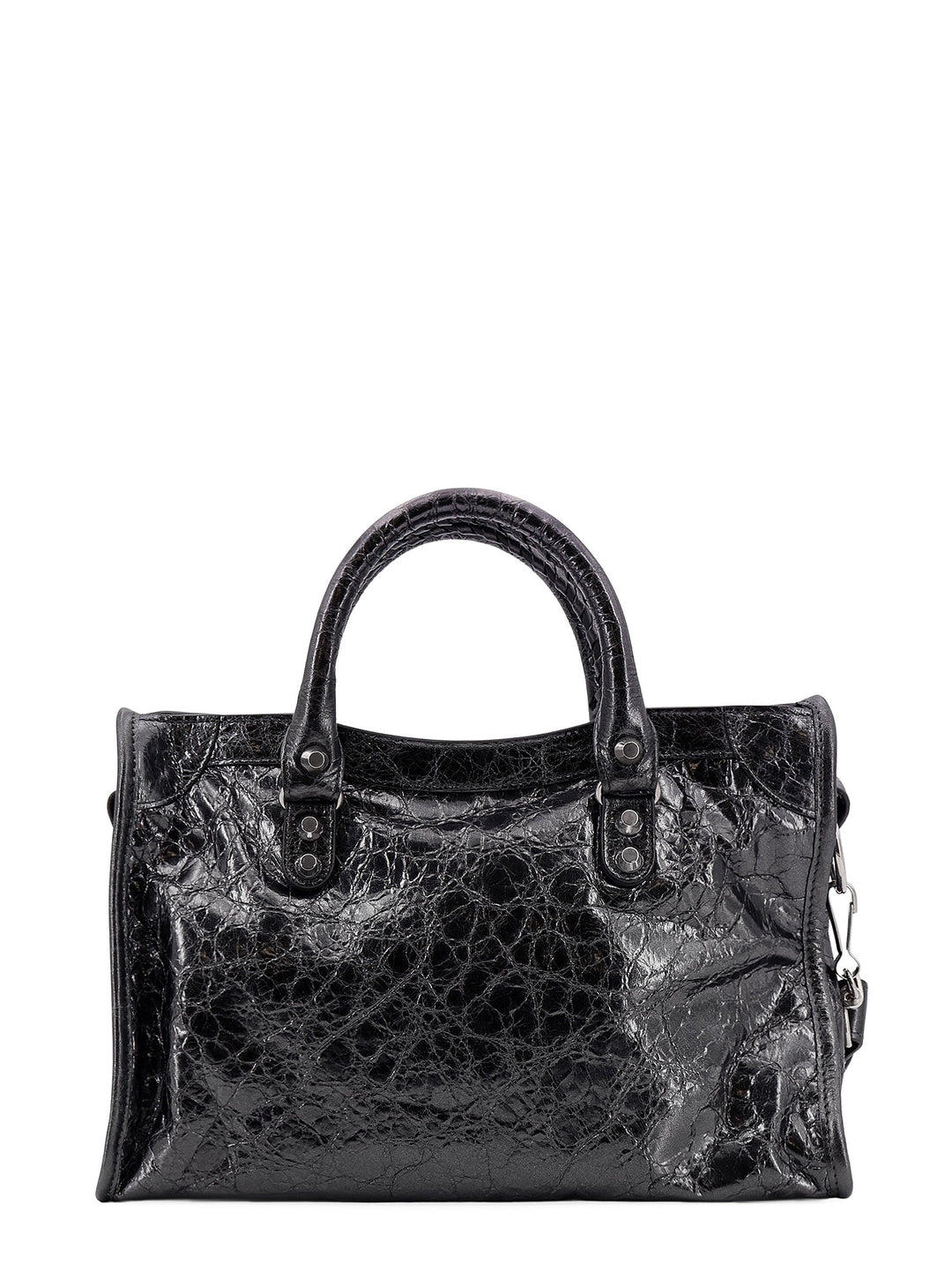 Le City Small leather handbag with metal details