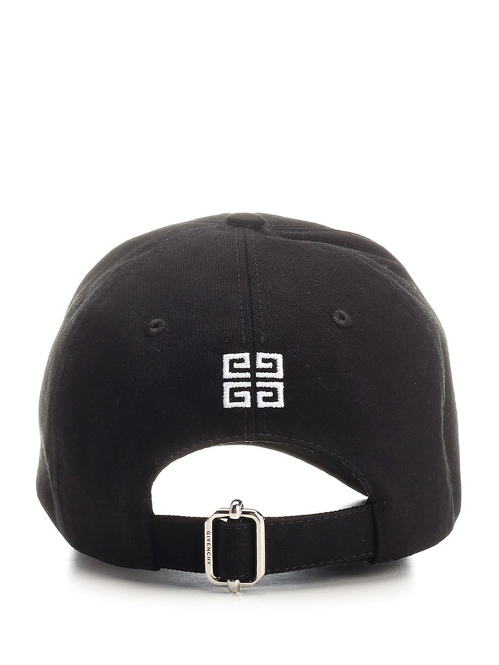 Givenchy Black Cap With Logo Hats - Black | e671637c8041a9958758d440c87eb11f6620b9c5