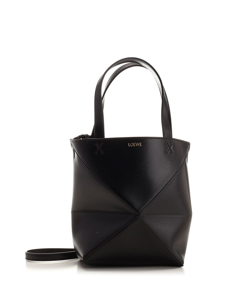 Loewe Puzzle Fold Handbags - Black | 46b66da5143a7057e77f06b52d8283df3ec05f30