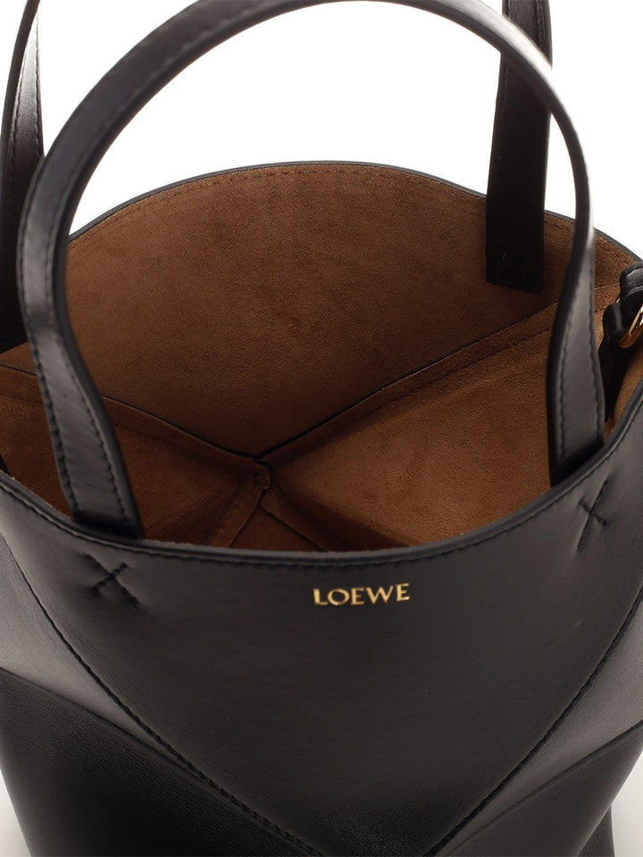 Loewe Puzzle Fold Handbags - Black | c5b0bdb46d917fb648fc3d4d81464e317870d633