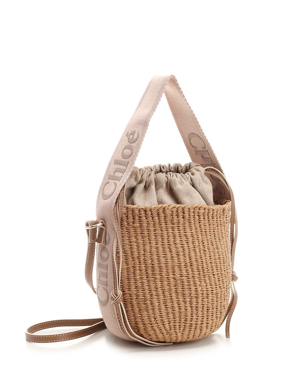 Chloe' Woody Handbags - Beige | 371256a4fcaf00db3c135703b695c28464827741