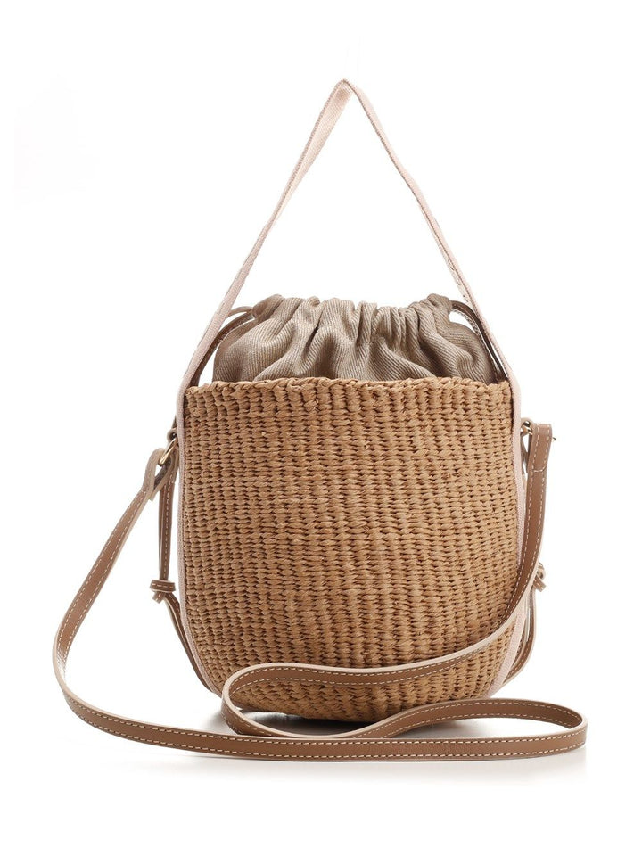 Chloe' Woody Handbags - Beige | b9c0d547420e2a6aabad7ed41c3eef0c0b5286f8