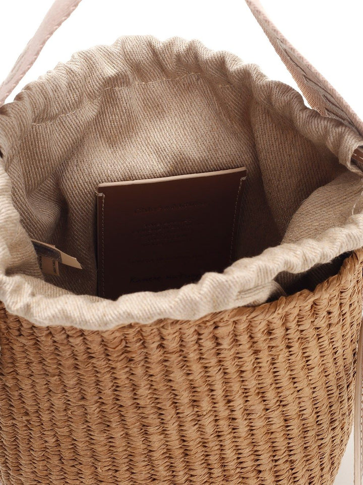Chloe' Woody Handbags - Beige | 6c05b7def56f5884926363fad1d51bbb371ad320