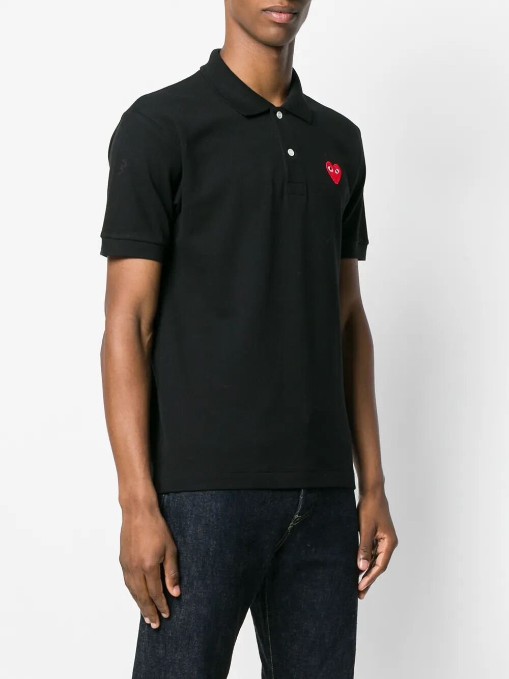 Comme Des GarÇOns Play Polo - Black | d5c68b4697a60d76cabb6a7552535d075fe41c78
