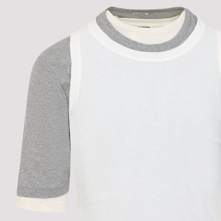 Jil Sander + T-shirts - Grey | d38718fe41f360f7eb8f2fb1ae911edd466c84d4