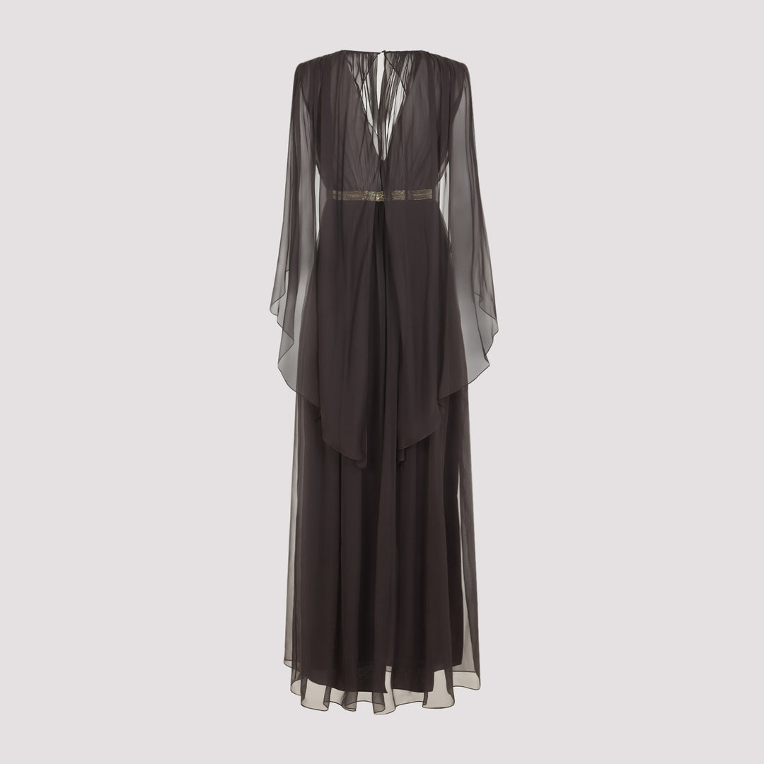 Alberta Ferretti Long dresses - Brown | f2d919e4b9f15840e32b60a7bbf606ecd3ad09d8