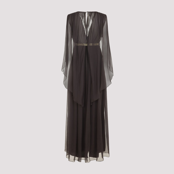 Alberta Ferretti Long dresses - Brown | f2d919e4b9f15840e32b60a7bbf606ecd3ad09d8