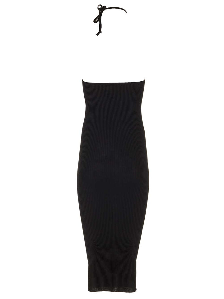 Amiri Ribbed Cotton Dresses - Black | 5e3c7dc1a521fe55cdbc686975197adcc6f9c70b