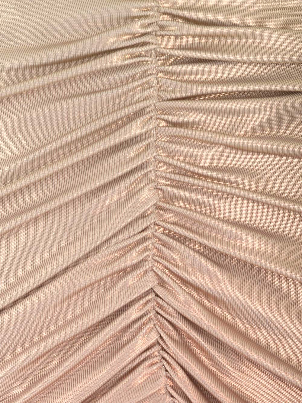 Rick Owens Lilies Metallic Stretch Viscose Miniskirt Skirts - White | aa6203de456210a0d0a8d80a13ffb956c10c3d70