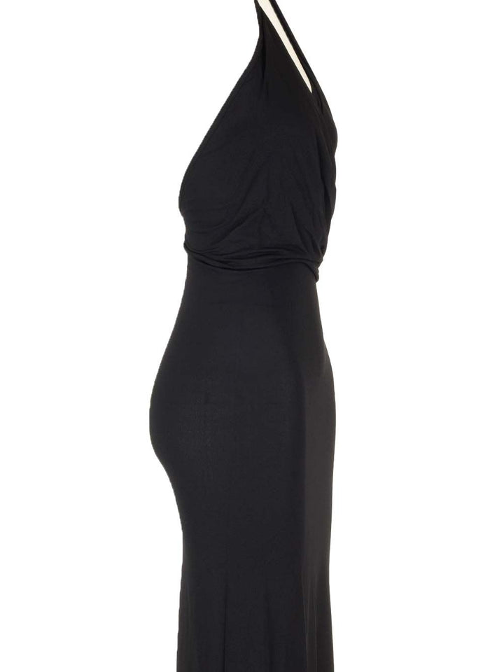Rick Owens Lilies Stretch Jersey Midi Dress Dresses - Black | 4ee907ab872ef343415b23b27b29ddb8ff9e01bd