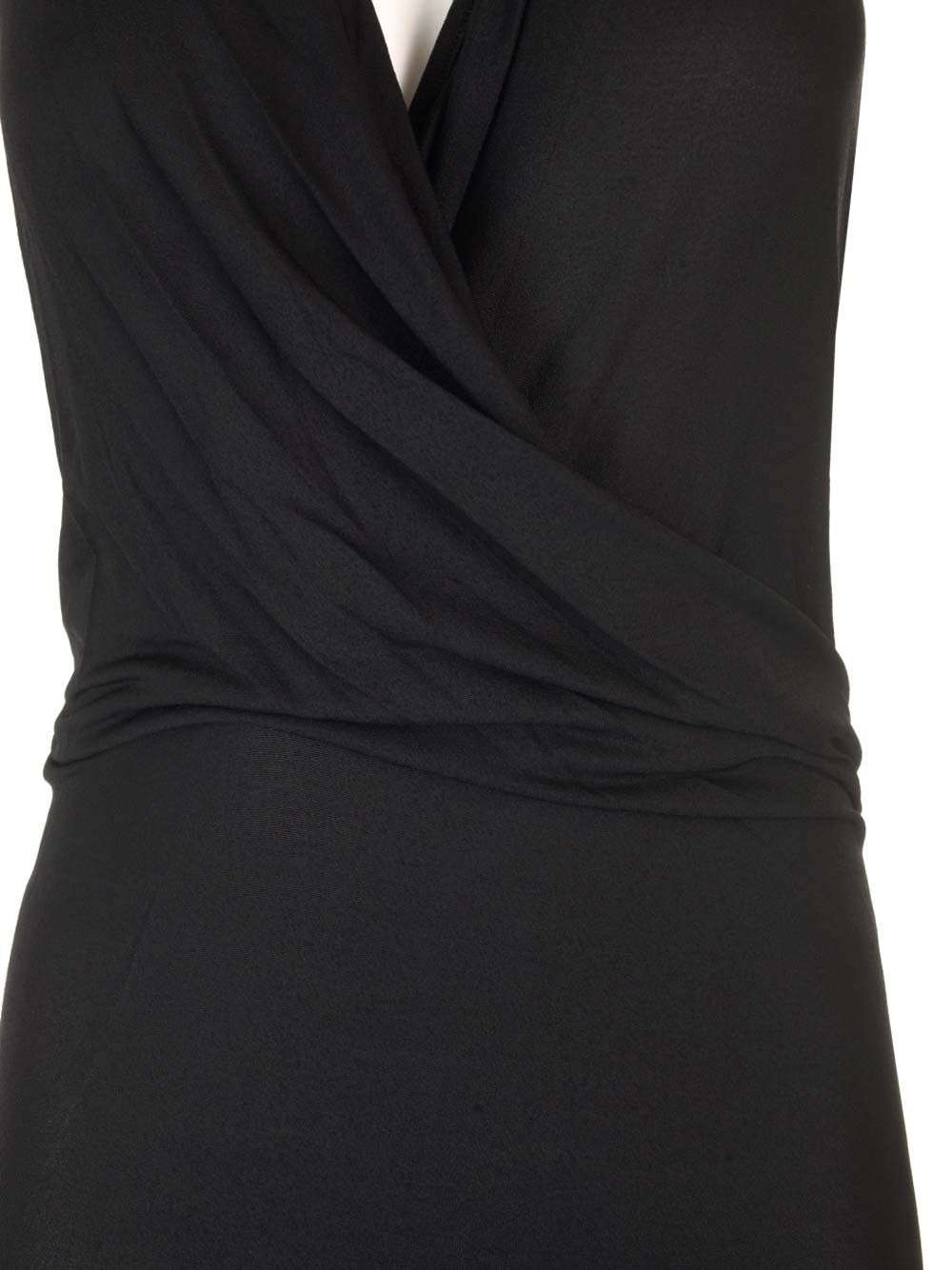 Rick Owens Lilies Stretch Jersey Midi Dress Dresses - Black | 0356e75d0d03acb8bb40abd7093f924af3d7bc56